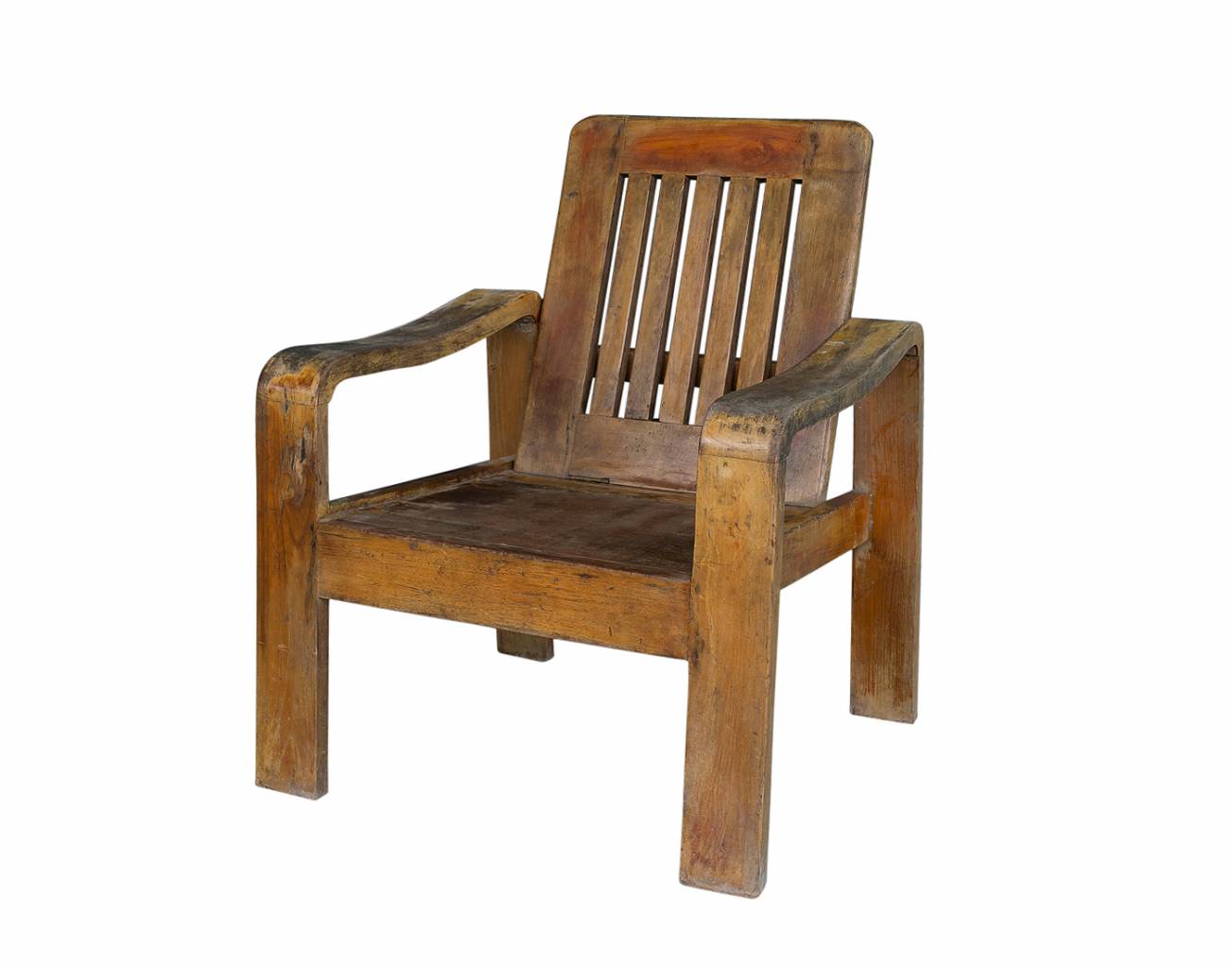 Burmese Wood Arm Chair