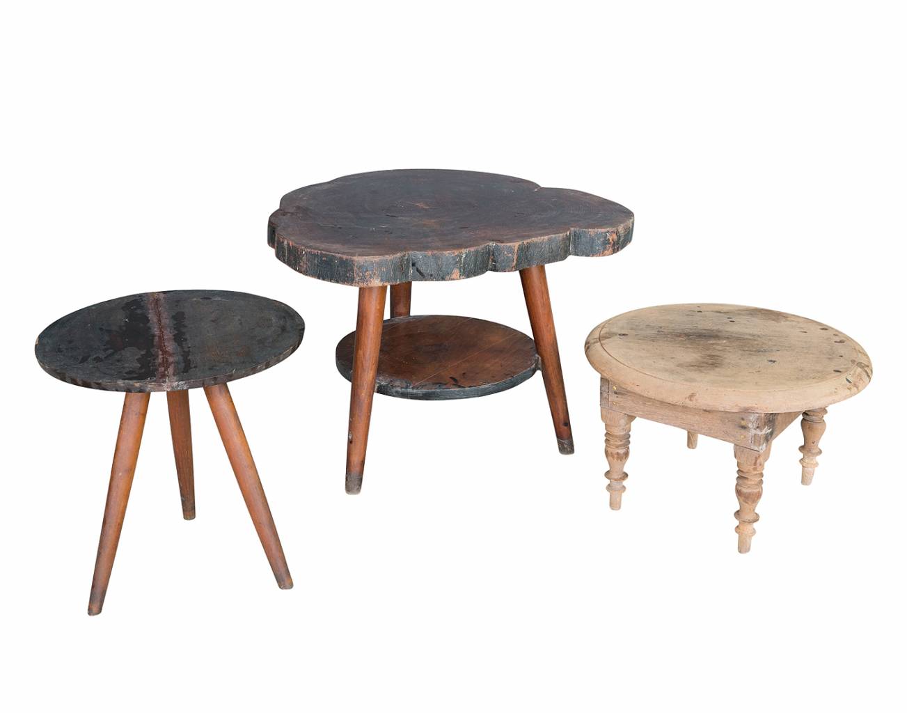 Burmese Assorted 1950's Side Tables