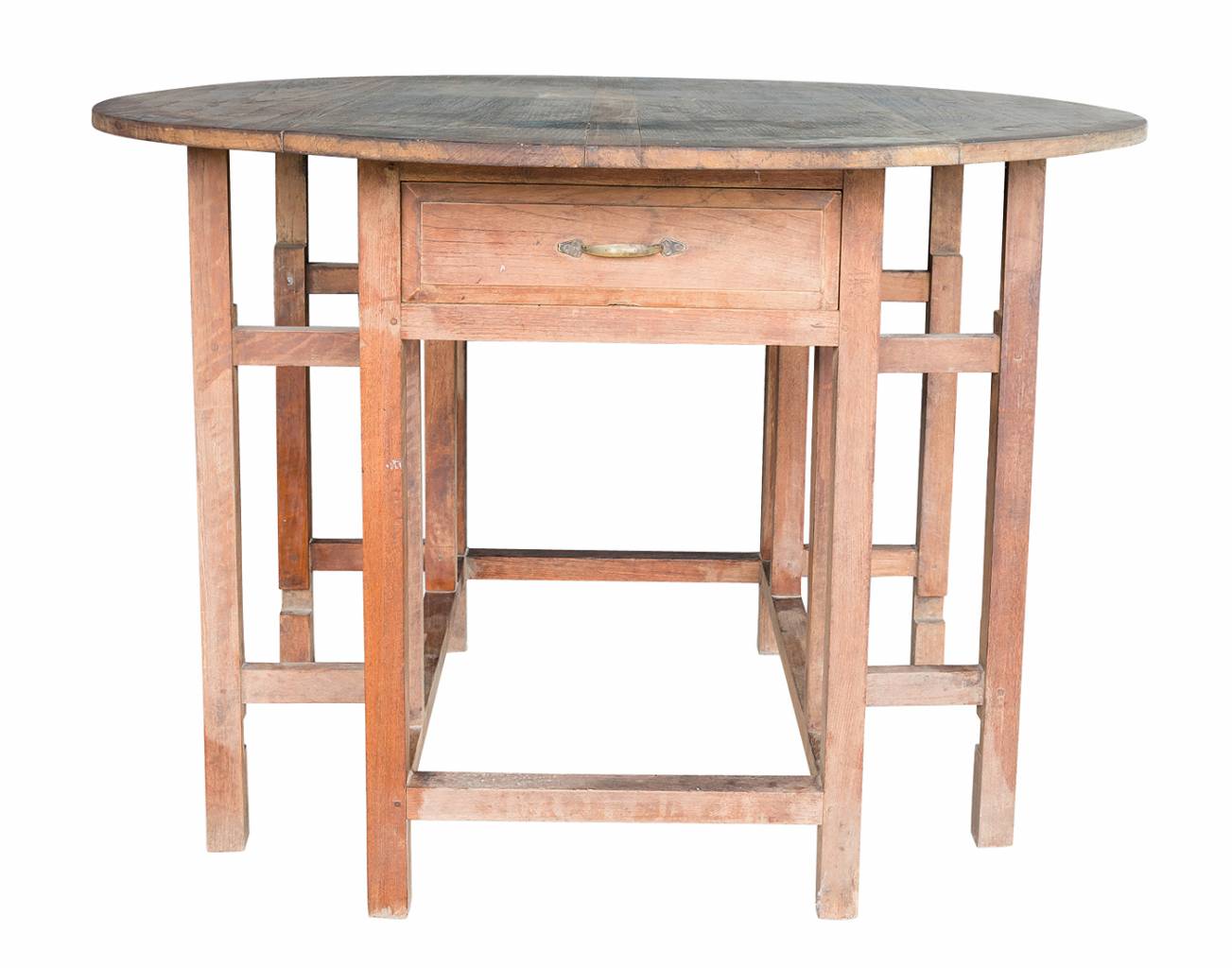 Burmese Folding Gate Leg Table