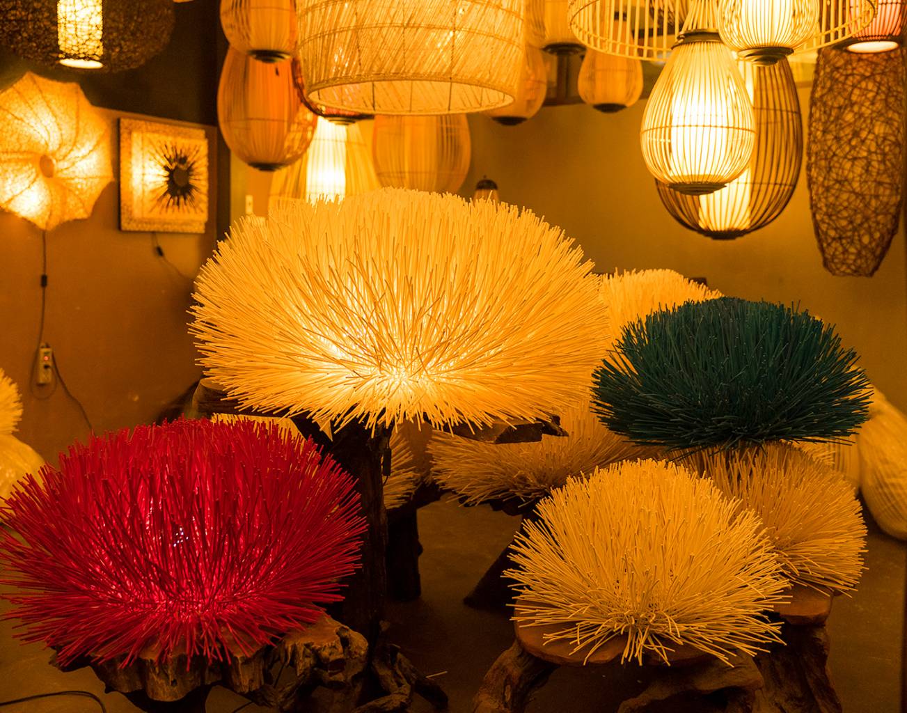 Rattan Floor Lamps