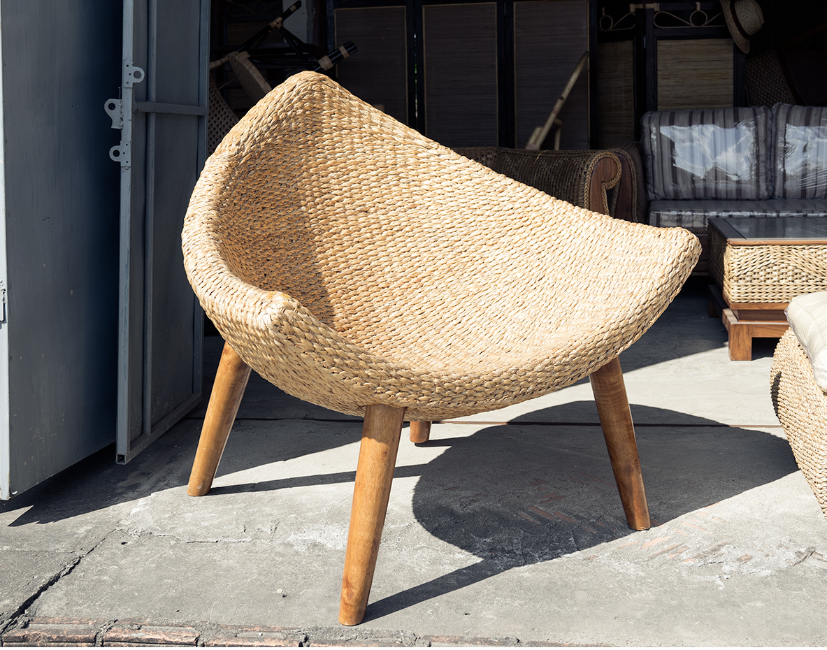 Segment Water Hyacinth Chair